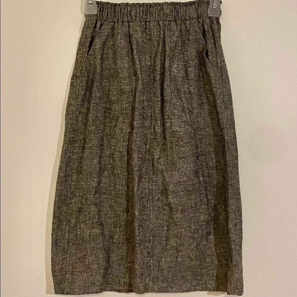 AUDS linen skirt with pockets